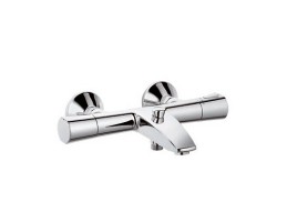 KLUDI Zenta termosztátos kádtöltő- és zuhany csaptelep, fali, krómozott