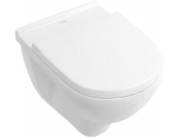 VILLEROY O.novo fali WC + ülőke SC dobozolt, CeramicPlus alpinfehér