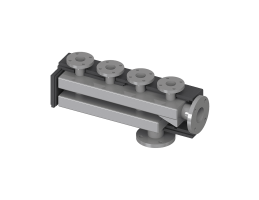 FixTrend C160/3F fűtőköri osztó-gyűjtő, 3 körös, DN40