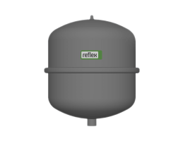 REFLEX N 12 fűtési zárt tágulási tartály, 12l, 3/4”, P0=1.5bar, 4bar, 120°C, szürke