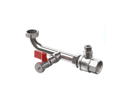 REFLEX AG csatlakozó készlet, avatatlan elzárás ellen biztosított szeleppel, 5/4”