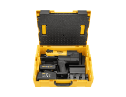 REMS Akku-Press E 22 V ACC akkumulátoros présgép, Basic pack, L-Boxx-ban, 22V