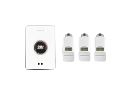 BOSCH EasyControl Set CT 200 fehér okostermosztát 3 db rádiós termofejjel
