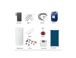 BOSCH FCC COMFORT meglévő szolár rendszer kiegészítéséhez, HMV készítésre