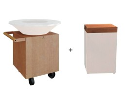 OFYR Classic Corten 100 to PRO Upgrade Set + Block Teak Wood Faszenes grill